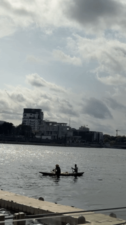 Afternoon waterfront activity documented across Ikoyi, Nigeria