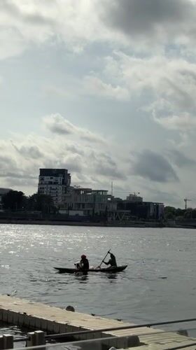 Afternoon waterfront activity documented across Ikoyi, Nigeria