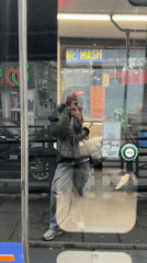 People document travels with selfies on Belgrade streets, trams