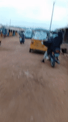 Morning transportation activity recorded in Nassarawa, Nigeria