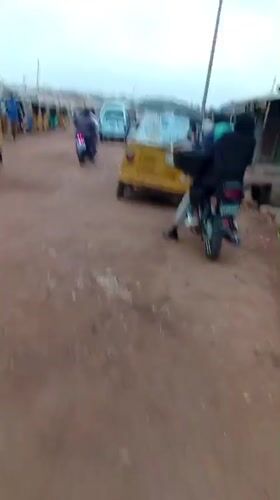 Morning transportation activity recorded in Nassarawa, Nigeria