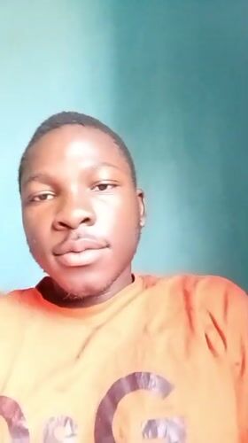 Young man filmed indoors in Ilorin, Nigeria