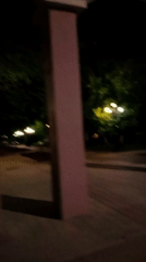 Night out in Qobda's park and town center