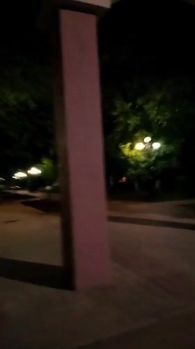 Night out in Qobda's park and town center
