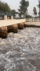 Water infrastructure and activities documented along Samundri waterway