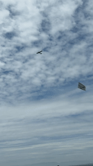 Banner-towing plane crosses the sky above Torrance on July 4th