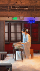Traditional guzheng performance staged in Wuhou District, China