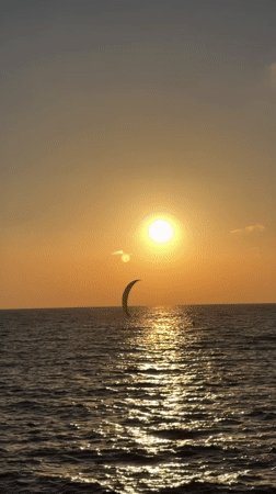 Golden hour sunset draws crowds to Tel-Aviv beaches