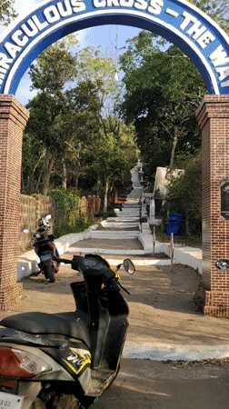 Morning documentation of religious sites and streetscapes in Goa