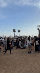 Large outdoor crowd gathers in Tel Aviv park