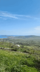 Spring countryside scenery documented in Ukrainian Ordzhonikidze region