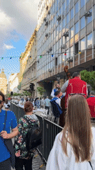 Street party with live music draws crowds in Budapest