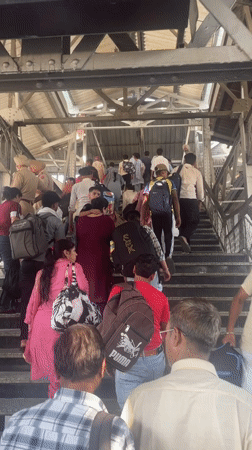 Vande Bharat Express arrives at Amritsar Junction in ceremonial style