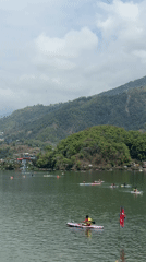 Lake recreation and local sights captured in Pokhara Nepal