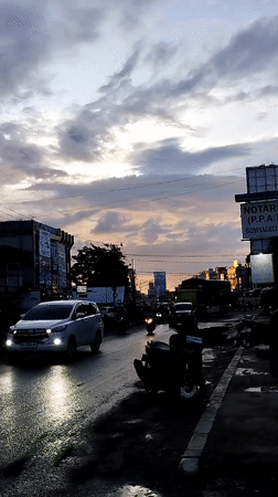 Ordinary moments documented across Lhokseumawe streets and sidewalks