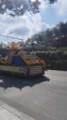 Floral parade procession observed in Da Lat, Vietnam