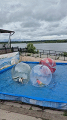 Saturday afternoon leisure activities captured along Sarapul riverfront