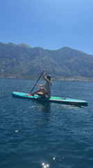 Morning paddleboarding and dining captured in Montenegro's Bay of Kotor
