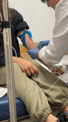 Medical procedures documented at Calella healthcare facility
