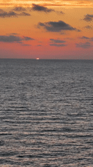 Sunset captured by witnesses along Netanya coastline