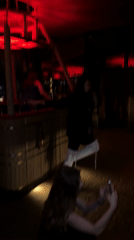 Evening dining and drinks at themed Dubai restaurant