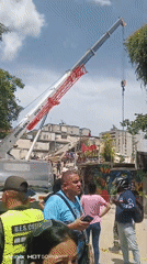 Building collapse response underway in central Caracas
