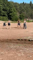 Summer beach day at Zelenaya Roshcha: volleyball, camping, and wildflowers