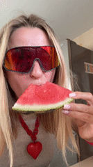 Lazy Valencia afternoon with watermelon and mirror selfies
