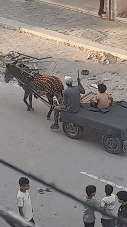 Khan Yunis streets and camps amid widespread destruction