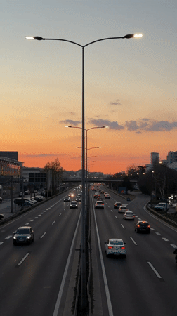 Belgrade residents document cat and highway scenes during Sunday evening