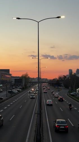 Belgrade residents document cat and highway scenes during Sunday evening