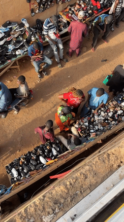 Routine market and street activity documented in Bukuru, Nigeria