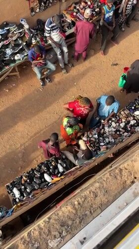 Routine market and street activity documented in Bukuru, Nigeria