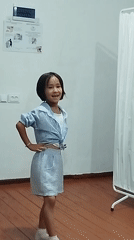 Kids at a clinic visit in Orozbekov, Kyrgyzstan