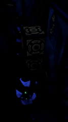 Players engage in laser tag game at indoor arena