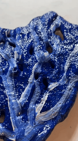 Morning street life and coral painting documented in Thailand
