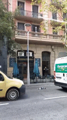 Everyday street scenes from a Barcelona neighborhood