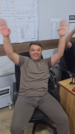 Office birthday celebration at ERIELL headquarters in Karshi, Uzbekistan