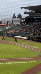 Baseball game draws fans to Puebla stadium
