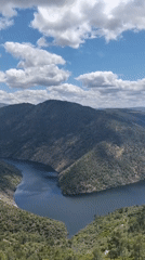 Visitor captures Douro River valley views from Portuguese overlook