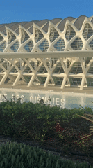 Tourists document Valencia's City of Arts and Sciences complex