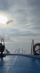 Boat passengers recorded during sea journey in Indonesian waters