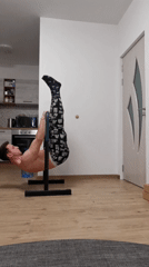 Home workout and Easter preparations observed in Burgas apartment