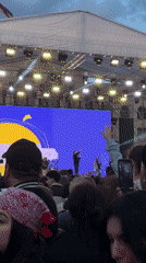 Live performance draws crowd in Gyumri, Armenia