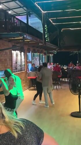 Evening entertainment scene captured at Pattaya venue