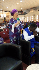 Indoor assembly gathering held in Kubwa, Nigeria hall