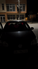 Blue-lit Volkswagen spotted parked in Lovech, Bulgaria