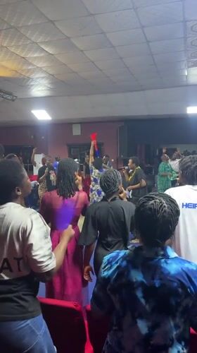 Church band performs late night concert in Nkpor Nigeria