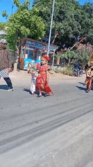 Independence Day parade rolls through Awar-awar, East Java