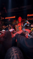 Live band and dancing at a Marrakesh nightclub
